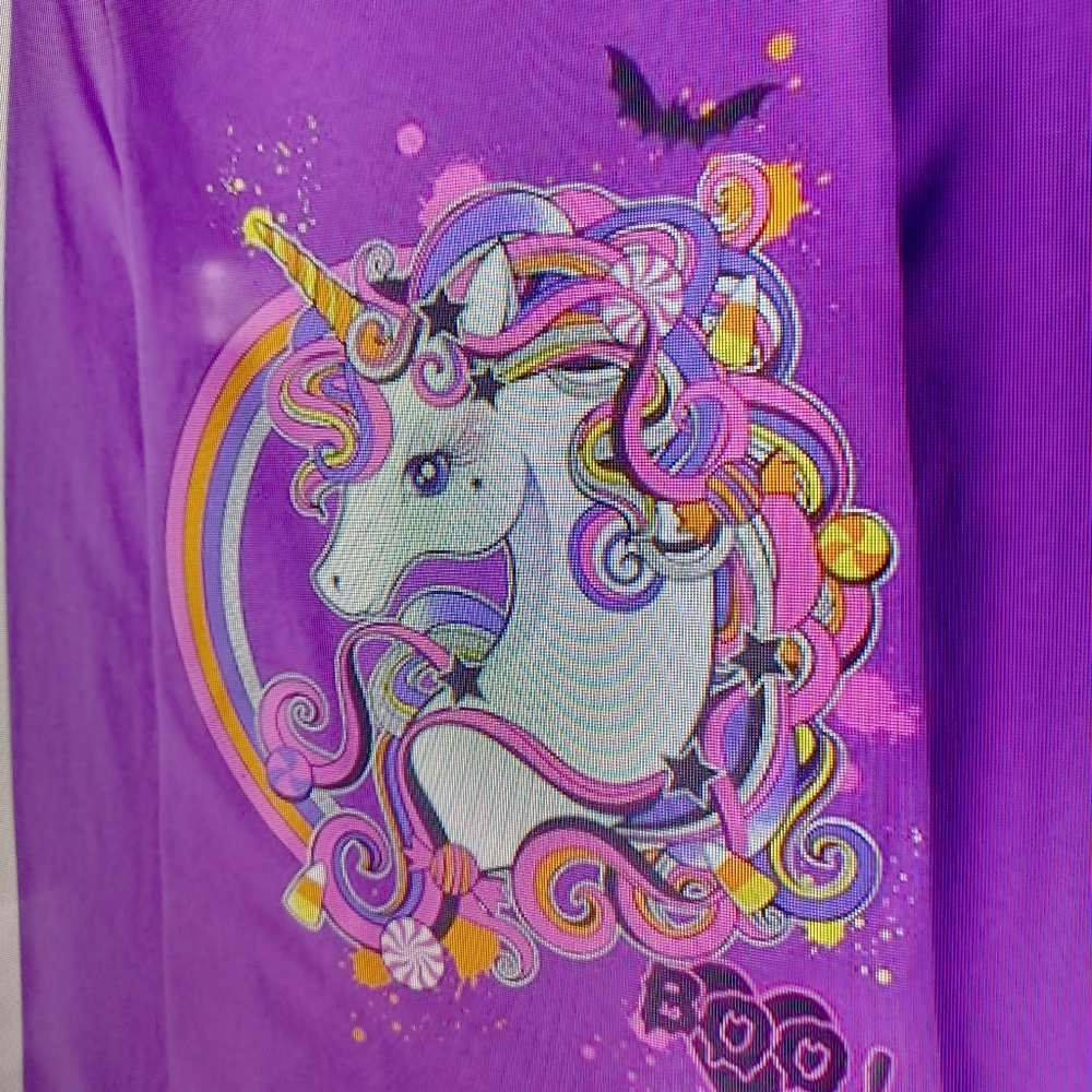 Girls Unicorn Halloween tee sz 7/8